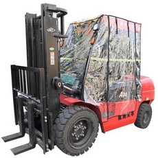 지게차 캐노피 커버 가림막 방수 플라스틱 방한 포크레인 B. 28x915 대담한 두 조각