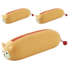 푸니라보 스마트핏 누워있는 펜파우치, 시바이누, 3개