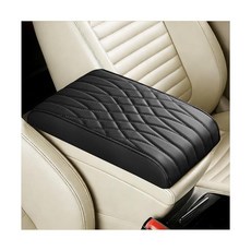FALVFUN Car Center Console Cover Memory Foam Anti-Slip Vehicle Armrest Seat Box Protection Cushio, Black