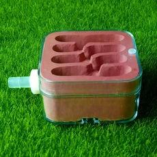 아크릴 커버 먹이 상자 거미 곤충 활동 구역 개미 쓰레기 9.4x8.7x9.4cm, 03 D