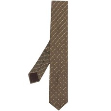 조르지오 아르마니 중고 1990's 패턴 자카드 실크 넥타이