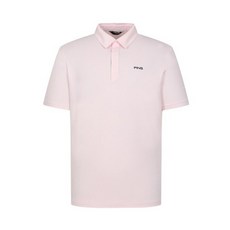핑 남성 여름 마이 배색 카라 깔끔한 반팔 티셔츠 (4 colors)