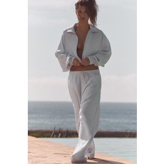 자라 ZARA 플루이드 크롭 자켓 재킷 - 블루 그레이 3067/834/819 92U733 78K201