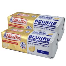 엘르앤비르 고메버터 무염 발효버터, 500g, 2개