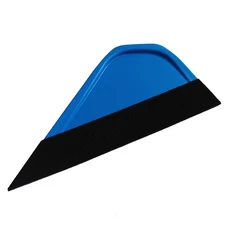 펠트가 있는 코너 스퀴지 자동차 필름 부착 도구 건설용 스크레이퍼, 01 Blue, 1개, 01 blue (med)
