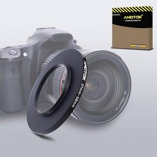 58mm ~ 62mm 카메라 필터 링 모든 58mm 카메라 렌즈와 62mm UV CPL ND 필터 액세서리 및 62mm 렌즈 후드(58-62mm)와 호환 가능, 37mm to 58mm