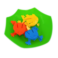 彩色跳跳蛙6入組：兒童親子互動競技趣味桌遊，青蛙玩具，訓練反應能力, 彩色, 1套