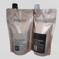 에스테티카 리얼 케라틴 매직앤 세팅펌 1제 2제, 500ml, 1개