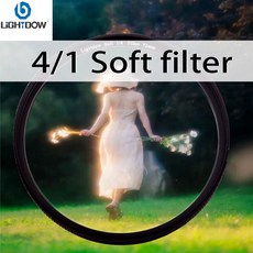 LIGHTDOW 77 72 55 67 58 소프트 62 49MM 필터 52 흰색, 67MM