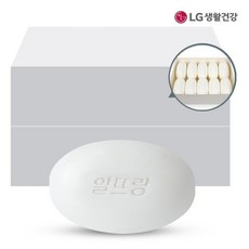 (형제)엘지생활건강 [드봉] 알뜨랑비누 화이트(흰색)색상 업소용 가정용 비누, 130g, 20개입