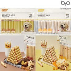 무마진 황태 치즈 고구마 소시지 국내산 강아지간식 (30g x 36p), 황태&치즈 소시지(30g x 36p), 36개