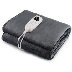 GOFLAME Heated Mattress Pad 71” x 30” Electric with 5 Heat Settings 8H Auto Shut Off Overheat Prot
