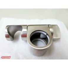 SUS304不銹鋼拉絲 360度旋轉花灑座 淋浴柱滑座 升降滑桿 適用於25MM花灑支架 蓮蓬頭架 (加厚大款) 027