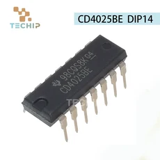 쿠쿠스토어 (10개) CD4011BE DIP14 IC, 02 CD4025BE