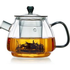 포카로티 내열 유리 포트 클리어 급수 만수용량 660ml