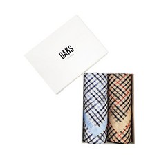 백화점 브랜드 닥스 DAKS 남녀 손수건 2매세트 선염 177번 677588