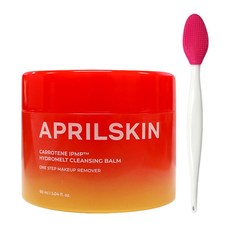 에이프릴스킨 캐로틴 멜팅 클렌징밤 90ml+실리콘 브러시증정, 90g, 1개