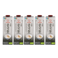 정식품 진한 콩국물 검은콩, 950ml, 5개