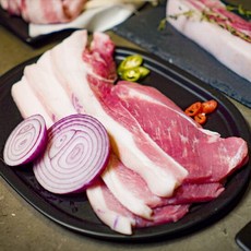 흑돼지 제주 앞다리살 구이용 1kg, 제주 흑돼지 앞다리살 1kg