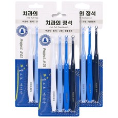 치과의 정석 어금니 틈새 불소 뾰족형 다발모칫솔, 3개, 4매입