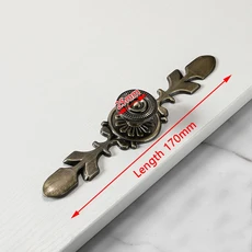 청동 손잡이 캐비닛 옷장 가구 골동품 하드웨어 서랍 합금 캐비닛은 당깁니다 아연 손잡이를 찬장, 8018 Big B