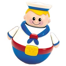 흥미유발 아기장난감 인지발달 차임벨 오뚝이 인지력발달 EQ장난감 엎드려놀기 4개월, 1개, 삐에로