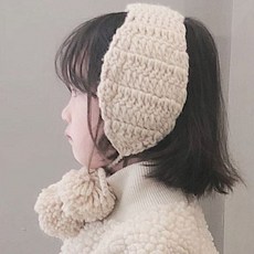 동글귀마개 유아동모자 귀도리 두건 귀마개_258595GF