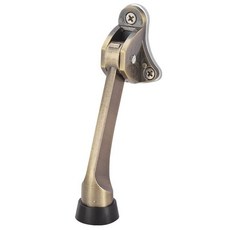 【 199出貨】門定位器 隨意停 腳踏門頂 橡膠活動止擺器 門擋 門碰 門阻馬蹄, 青古銅【免打孔】, 1個