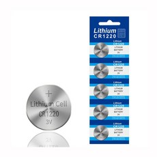 cr1220 시계 카메라 건전지 코인 밧데리 배터리 5알 시계약 시계건전지 카메라리튬건전지, CR1220-5개입