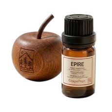 에피레 천연 에센셜 아로마 오일 원액 100% 디퓨저 우드 사과, 1개, 10ml, 그레이프프루트