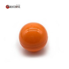 다채로운 빈 플라스틱 장난감 캡슐 서프라이즈 볼 가샤폰 컨테이너 쉘 어린이 장난감 75mm 2.95 인치 로트당 20 개, Full Orange
