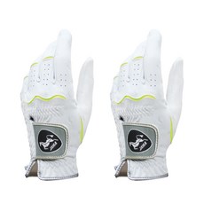 JAMA GOLF 男款Poker Face高爾夫手套 左手用 2入組, 白色