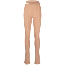 안드레아다모 컷아웃 디테일 니트 레깅스