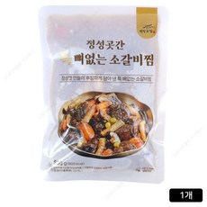 [홈쇼핑] 정성곳간 특 뼈없는 소갈비찜, 1개, 500g