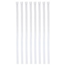 60cm 콘솔지퍼 23인치 콘실지퍼 숨은지퍼, 8개, 화이트(501)