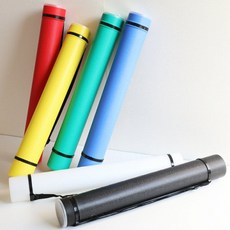 민화 디자인 미술화구통 - 심플 6종 /미술 도면 지관통, 그린