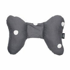 오가닉팩토리 카시트&유모차용 나비베개, 나비베개 그레이도트