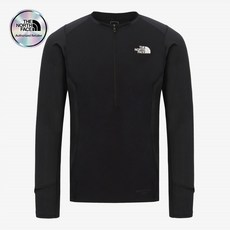 노스페이스 NORTHFACE 남성 리드 닷 라이트 크루 긴팔티 NT7LR55A_BLK 334316