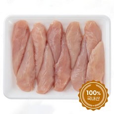케이원푸드 국내산 냉동 닭안심 10kg 1세트, 10개