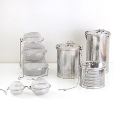 큐스토어 스테인레스 미니 차망 육수망 멸치다시망 다시통 거름망 (8type), 1개