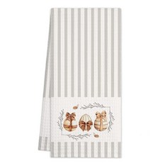 HUQIL 토끼 부활절 주방 타월 스프링 핸드 타월 접시 타월 가정 주방 욕실 농가 티 타월 밀가루 자루 타월 40.6 x 61cm(16 x 24인치) 귀여운 부활절 장식 여성