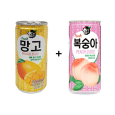 대일 참맑은 망고 175ml + 대일 복숭아 175ml, 60개