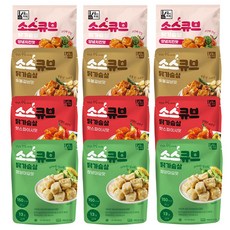육식토끼 닭가슴살 소스큐브 80g 4종 20팩, (소스큐브)핫스파이시 20팩, 20개