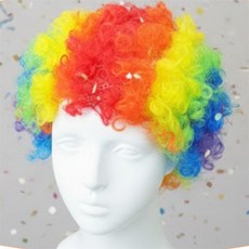 도메라스토어 삐에로 파마 가발 도메라스토어 분장가발