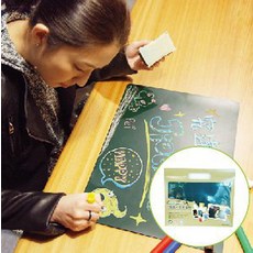 【環保水擦黑板無痕貼（單片裝）】- 環保教具 無毒無灰 防水抗鏽 即貼即用 可貼於任何平整表面 喬軒文教