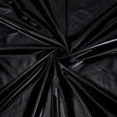 폴리에스터 스판 원단 블랙 스트레치 패브릭 봉제인형 의류 액세서리 공예 DIY 재료 150x100x0.03cm, 1개