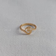 우정반지 큐빅 요가 검지반지 심볼 스테인레스 선물용