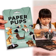 TUMETINSS DIY 50 종이 접기 개 종이 공예 키트 어른과 십대를위한 귀여운 개