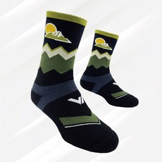 【WOAWOA】日出百岳 速乾美麗諾羊毛登山襪 高筒, 1個, 日出玉山(2雙),XL(28-31公分)