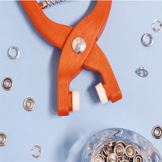 룸플리 플라스틱 똑딱이 펀칭기 티단추 펀치 가시도트